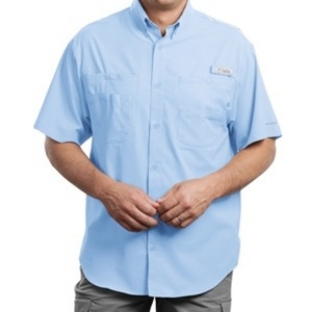 Columbia Men's Sky Blue Casual Shirt